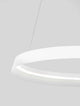 Ormi Pendelleuchte Ø 60cm 2700, 3000K in modernem Design mit weißem Körper und LED-Beleuchtung.