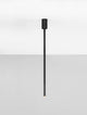 Ornos Deckenleuchte Ø 5cm H 70cm 3000K, elegante und minimalistische Deckenleuchte in Schwarz.