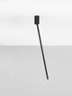 Ornos Deckenleuchte Ø 5cm H 70cm 3000K aus elegantem Schwarz, ideal für modernes Wohndesign.