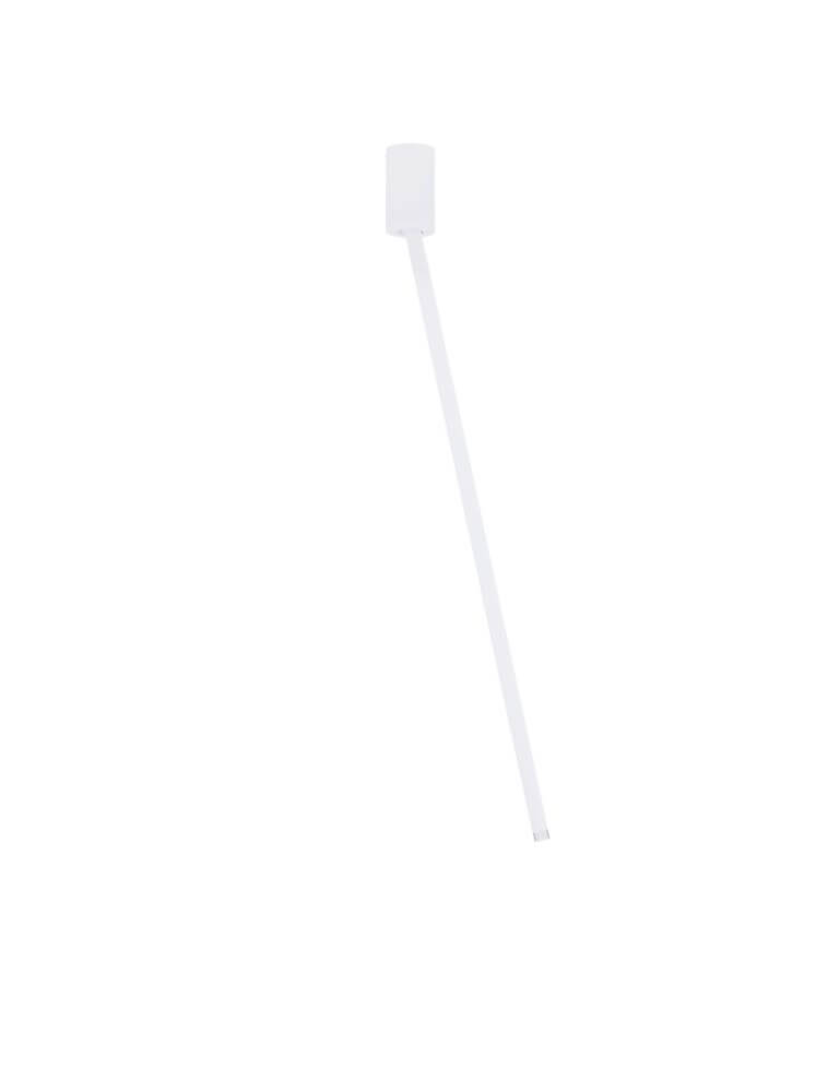 Ornos Deckenleuchte Ø 5cm H 70cm 3000K mit eleganter, schlanker Bauweise in Weiß.
