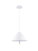 Oros LED Pendelleuchte Ø 40cm 3000K, elegantes Design mit mattschwarzem Aluminium und feinem Acryl.
