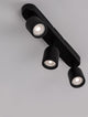 Orson Deckenleuchte GU10 3-flammig mit drei schwenkbaren Spots in modernem Design.