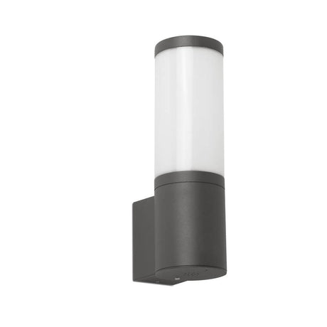Orwell Outdoor LED wall light IP54 anthracite with 360-degree lighting for the entrance area.