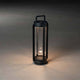 Otranto LED Außen Akkuleuchte CCT in Schwarz, dimmbar, 44cm USB-Laterne.