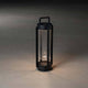 Otranto LED Außen Akkuleuchte CCT in Schwarz, dimmbar, USB-Laterne 44cm, elegantes Design.