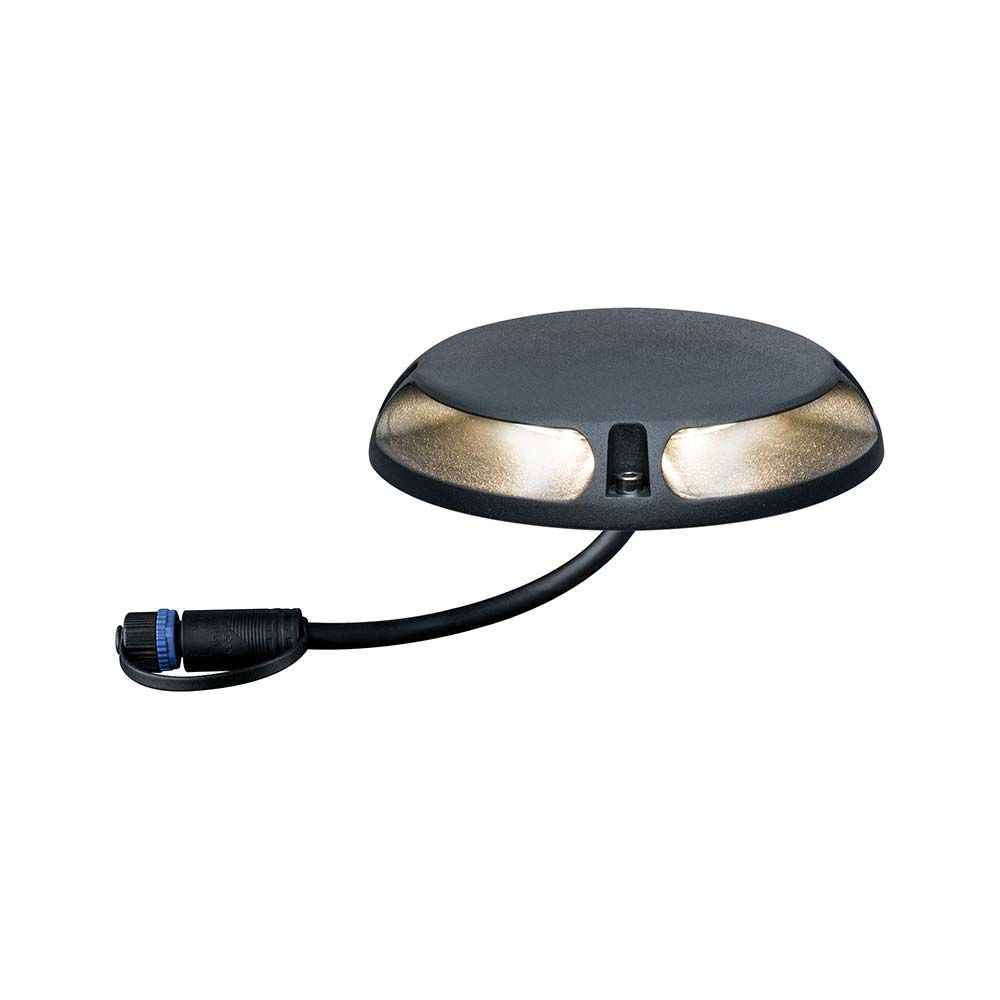 LED Plug & Shine Aufbauleuchte IP67 mit wetterfestem Alu Druckguss, dimmbar, 24V, ideal für Außenanlagen.