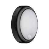 Rilevatore di movimento della lampada a parete esterna IP44 Ø 18 cm Antracite