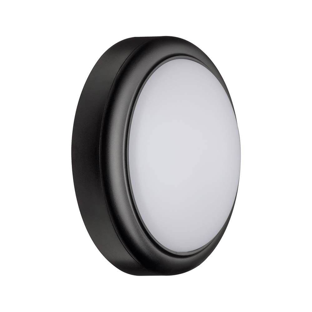 Outdoor Wandleuchte IP44 15W 3000K Grau - elegante schwarze Außenbeleuchtung für sichere Lichtstreuung.
