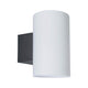 Outdoor Wandleuchte Tube IP54 E27 max 15W Alu - moderne Wandleuchte mit satinierter Kunststoffabdeckung.