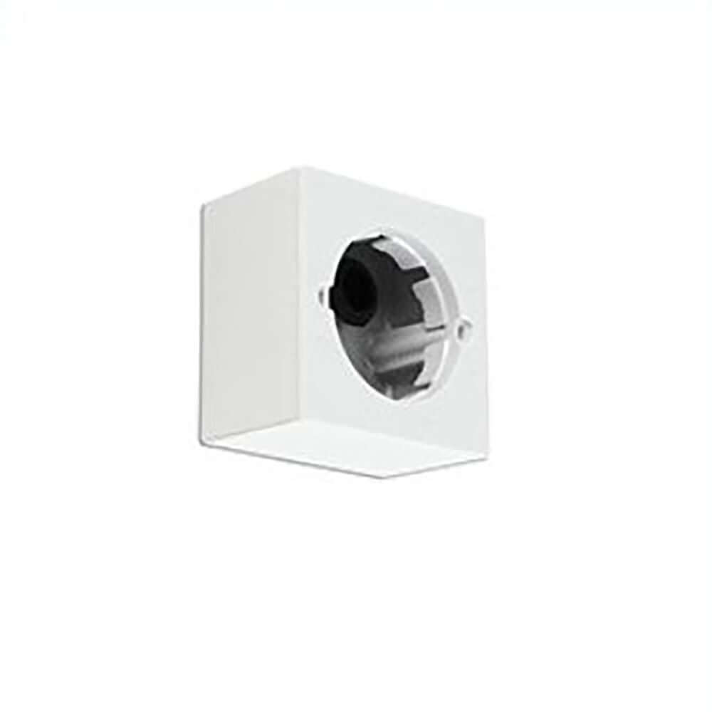 Outdoor Einbaustrahler Gehäuse für Dart-1 70272 - weiße Oberflächenbox für LED-Einbauleuchten Einrichtung.