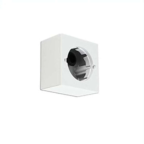 Outdoor Einbaustrahler Gehäuse für Dart-1 70272 - weiße Oberflächenbox für LED-Einbauleuchten Einrichtung.