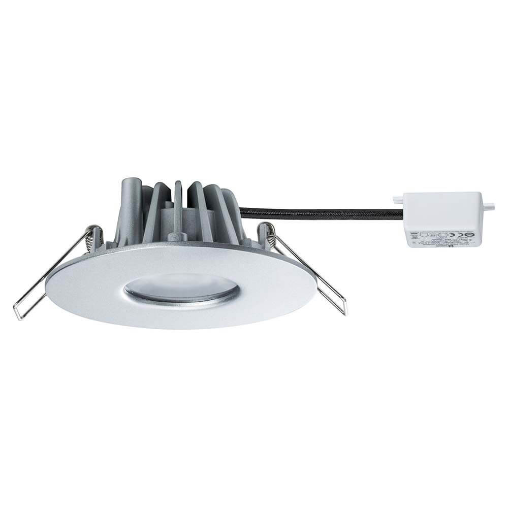 Outdoor House EBL IP44 530lm 3000K 4,4W 34° Silber Acryl Einbaustrahler für den Außenbereich.