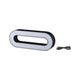 LED Akkuleuchte Moval IP44 370lm 3000K USB in ovaler Form mit USB-Kabel.