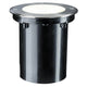 LED Plug & Shine Außen-Einbauleuchte IP67 24V 609lm 3000K runder Bodeneinbaustrahler, schwenkbar, wasser- und staubdicht.