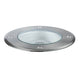 LED Plug & Shine Außen-Einbauleuchte IP67 24V 609lm 3000K mit edlem Edelstahl-Design und transparentem Glas.