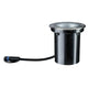 LED Plug & Shine Außen-Einbauleuchte IP67 24V 609lm 3000K mit Kabel und runder Einbauleuchte.