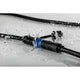 LED Plug & Shine Garten-Einbaulampe IP67 24V 875lm 3000K mit wasserdichtem Anschluss bei Regen.