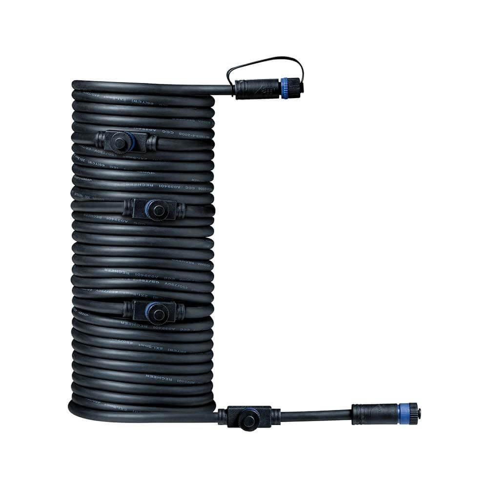 Plug & Shine Connector IP68 10m 1x Ein & 5x Aus Kabel für Außenbeleuchtung