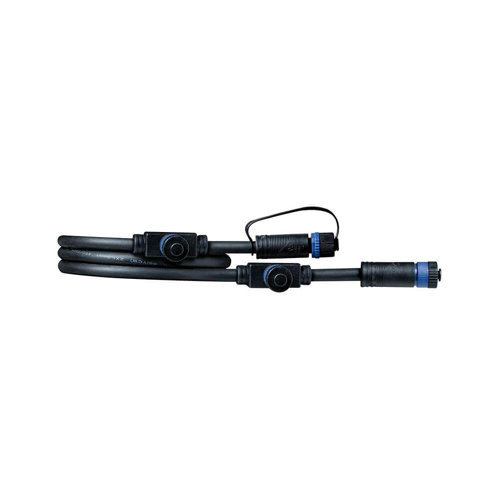 Plug & Shine Connector IP68 1m 1x Ein & 3x Aus Verbindungskabel für Außenbeleuchtung