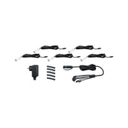 LED Plug & Shine Einbaustrahler-Set MicroPen II + IP67 3000K Zubehör inklusive Trafo und Verbindungskabel.