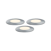 LED Plug & Shine Floor Mini Erweiterungsset IP65 24V 3000K 3x2, 5W - drei Bodeneinbaustrahler in modernem Design