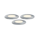 LED Plug & Shine Floor Mini Erweiterungsset IP65 24V 3000K 3x2, 5W - drei Bodeneinbaustrahler in modernem Design
