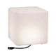 LED Plug & Shine Lichtobjekt Cube 30x30cm IP67 24V 3000K 575lm - dekorativer, warmweißer Cube für Außenbereiche.