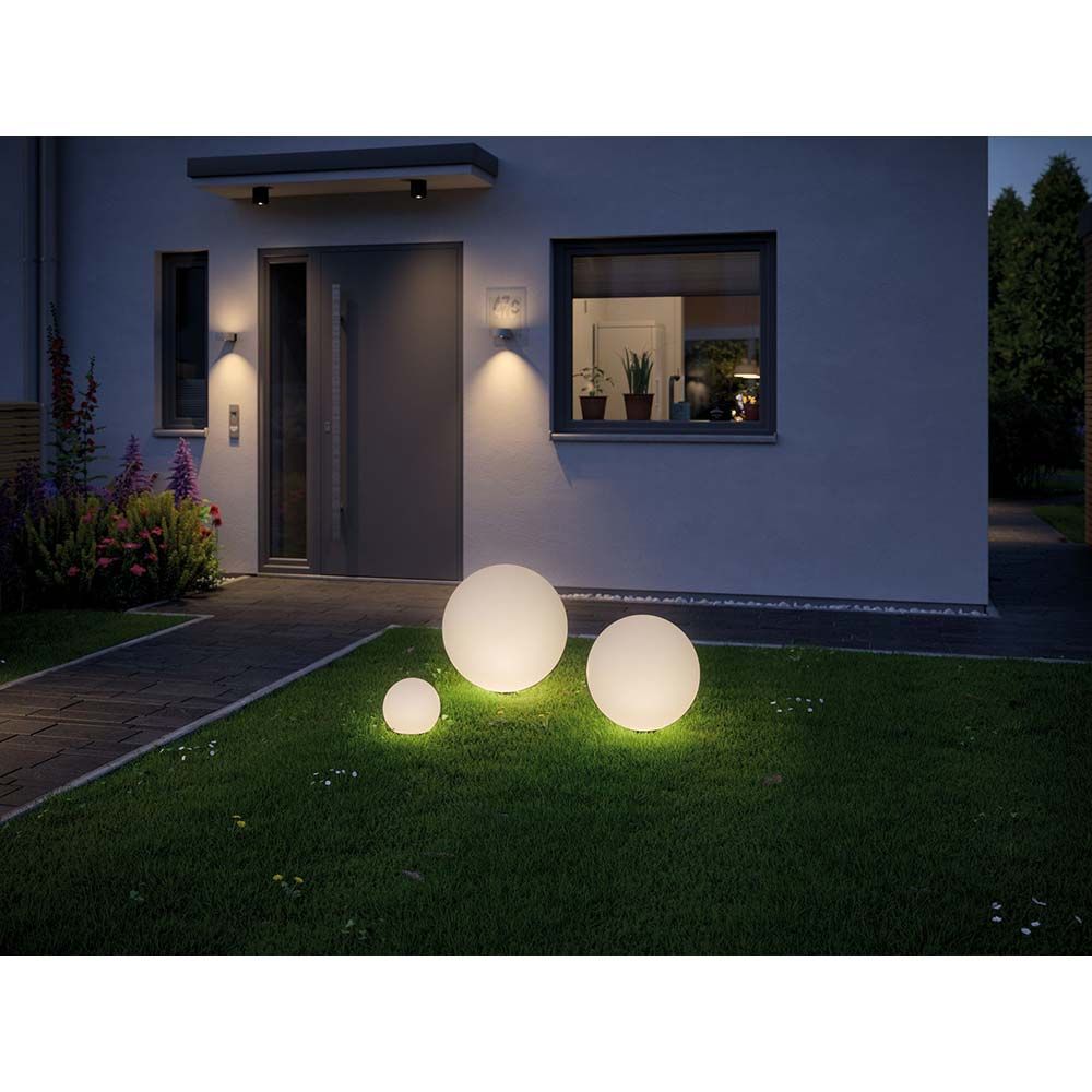 LED Plug & Shine Lichtobjekt Globe Ø 20cm IP67 24V 3000K 235lm  Paulmann   