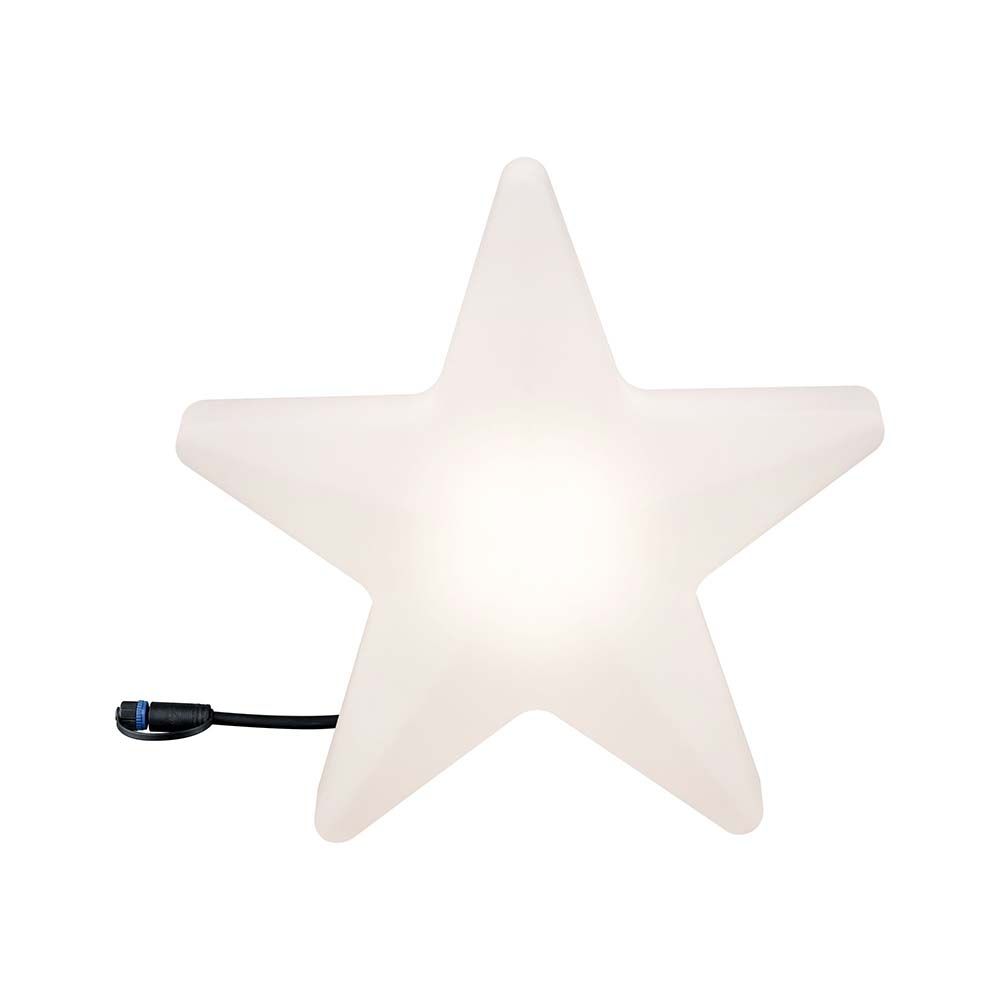 LED Plug & Shine Sternlicht mit Kabel, warmweißem Licht, dekorativ für Garten und Terrasse, IP67, 24V.