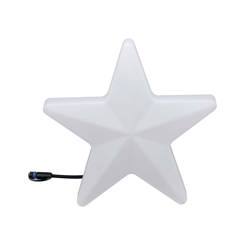 LED Lichtobjekt Stern in Weiß, ideal für den Außenbereich, dekorativ und wetterfest IP67.