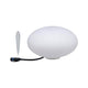 LED Plug & Shine Lichtobjekt Stein Ø 28cm IP67 24V 3000K 235lm mit Erdspieß.