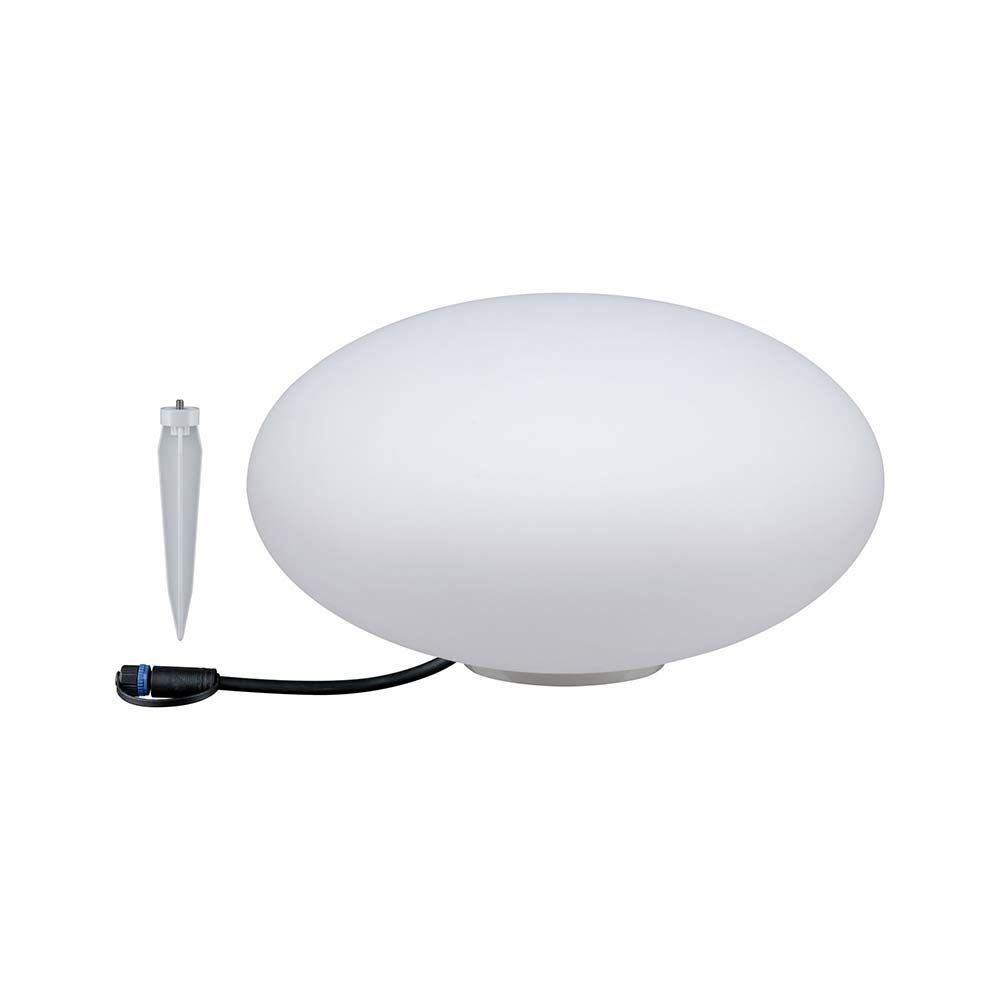 LED Plug & Shine objeto luminoso pedra Ø 35cm IP67 24V 3000K 235lm