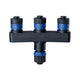 Plug & Shine Verteiler IP68 1x Ein & 3x Aus für die Verbindung von Leuchten im Außenbereich.