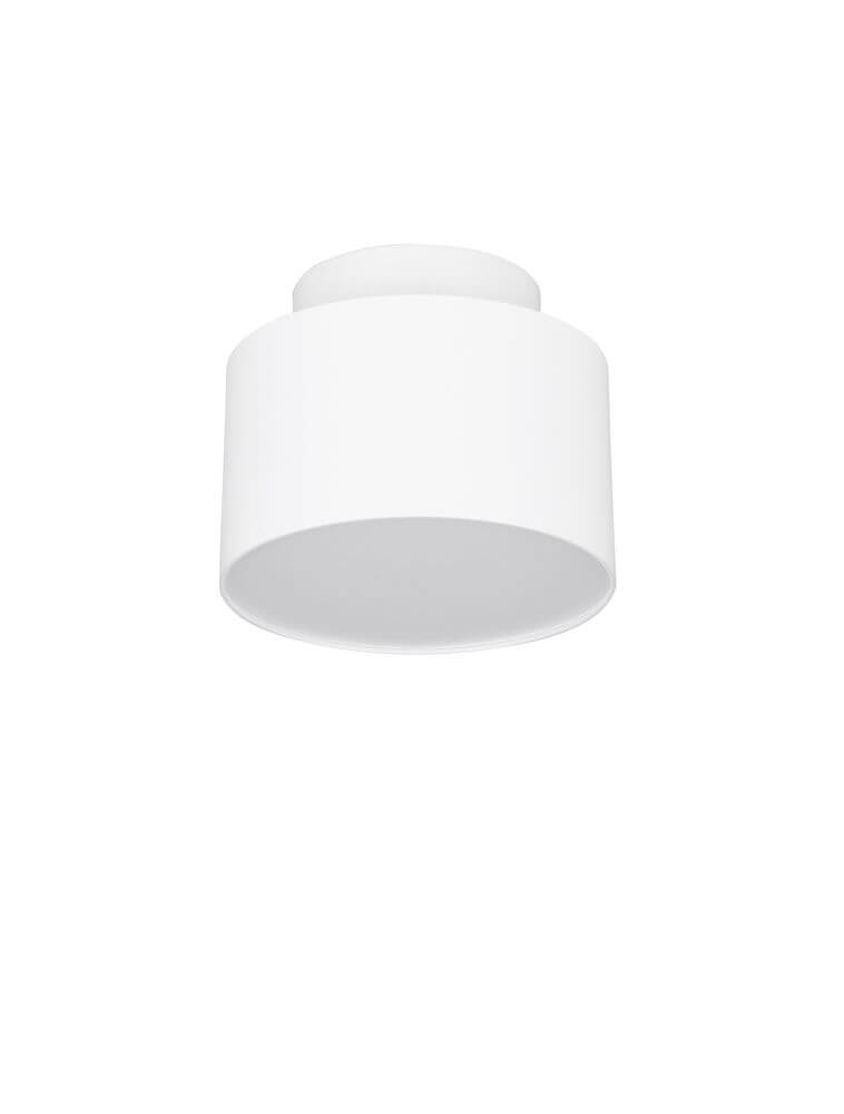 Ozen LED Deckenleuchte in Weiß, Ø 11cm, warmes Licht 3000K, ideal für Wohnräume und moderne Einrichtungen.
