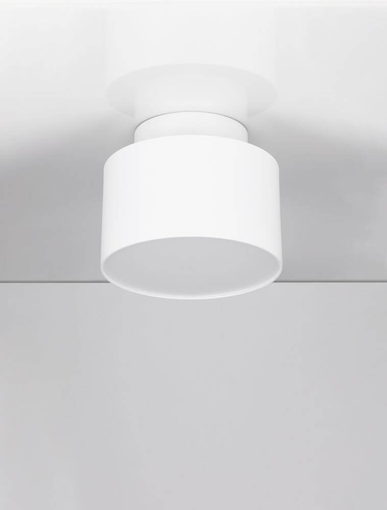 Ozen LED Deckenleuchte Ø 11cm in Weiß, warmes Licht 3000K für stimmungsvolle Raumbeleuchtung.