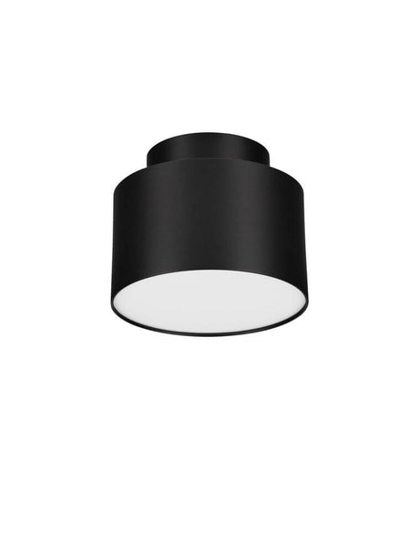 Ozen LED Deckenleuchte Ø 11cm 3000K in modernem Design, schwarze Deckenleuchte für stilvolle Räume.