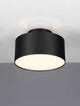 Ozen LED Deckenleuchte Ø 14cm 3000K in modernem schwarz mit weichem Licht