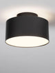 Ozen LED Deckenleuchte Ø 14cm 3000K - elegante schwarze Deckenlampe für stimmungsvolle Beleuchtung.