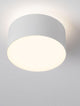 Ozen LED Deckenleuchte Ø 14cm 3000K - Moderne, runde Deckenleuchte in Weiß mit warmem Licht.