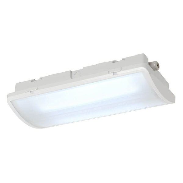 P-Light Emergency Series Light Areal Light Weiß - Notbeleuchtung für Wandanbau und Deckenaufbau, mit Ni-Mh Akku.