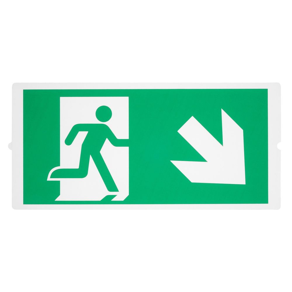 P-Light Emergency Series Stair Signs for Areal Light Green