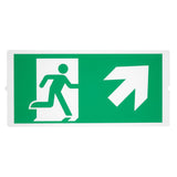 P-Light Emergency Series Stair Signs For Areal Light Green  SLV   