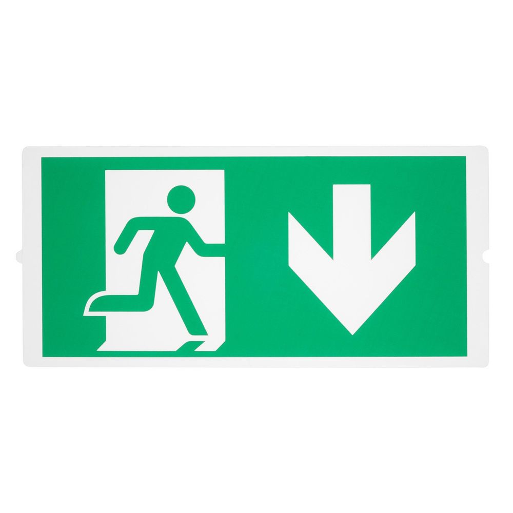 P-Light Emergency Series Standard Signs For Areal Light Green