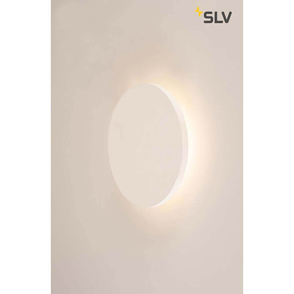 Plastra Gips Wandleuchte LED 3000K Rund Ø33cm