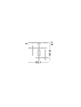 Pace LED Deckenleuchte 80cm 5-flammig 3000K Weiß