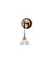 Paluz LED Wandleuchte 3000K Schwarz, Roségold mit elegantem Design und hochwertigem Material.