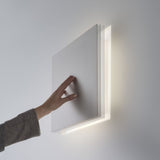 Panzeri Aldecimo recessed LED wall light adjustable
