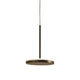 Panzeri Bella LED-Pendelleuchte mit schickem, minimalistischem Design und warmweißem Licht.