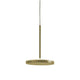 Panzeri Bella LED-Pendelleuchte in minimalistischem Design mit schlankem Stab und runder Acryldiffusor.