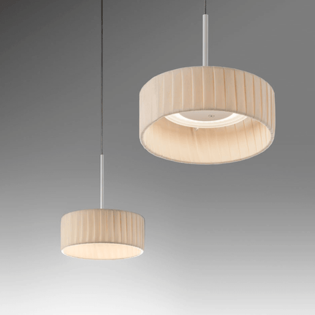 Panzeri Bella Vestita lampshade for pendant light in a modern minimalist design